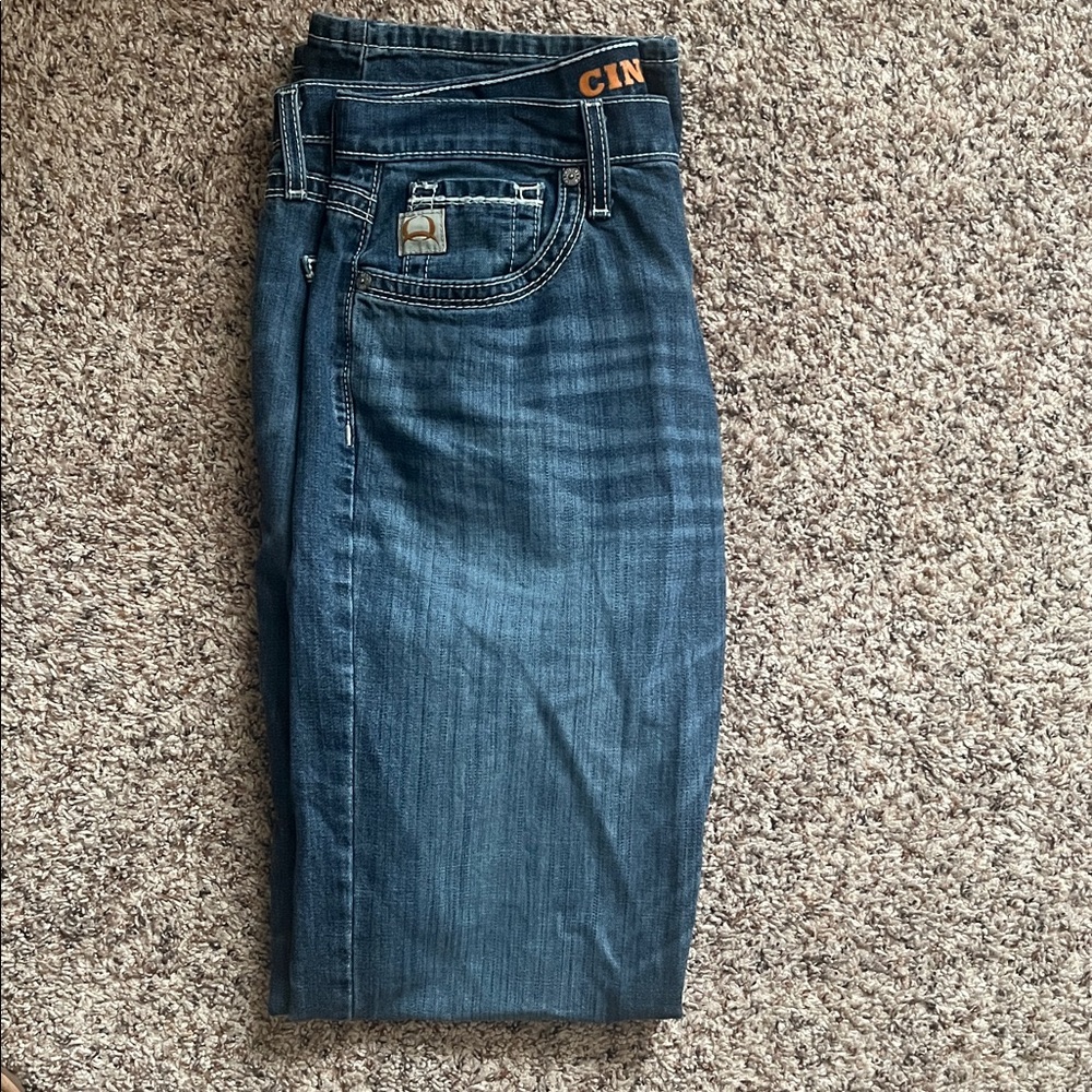 Cinch men’s Ian bootcut jeans 32x36 - Picture 4 of 5